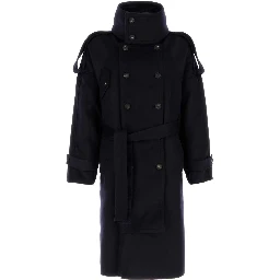 WOOL CASHMERE LIGHT DOUBLE TRENCH