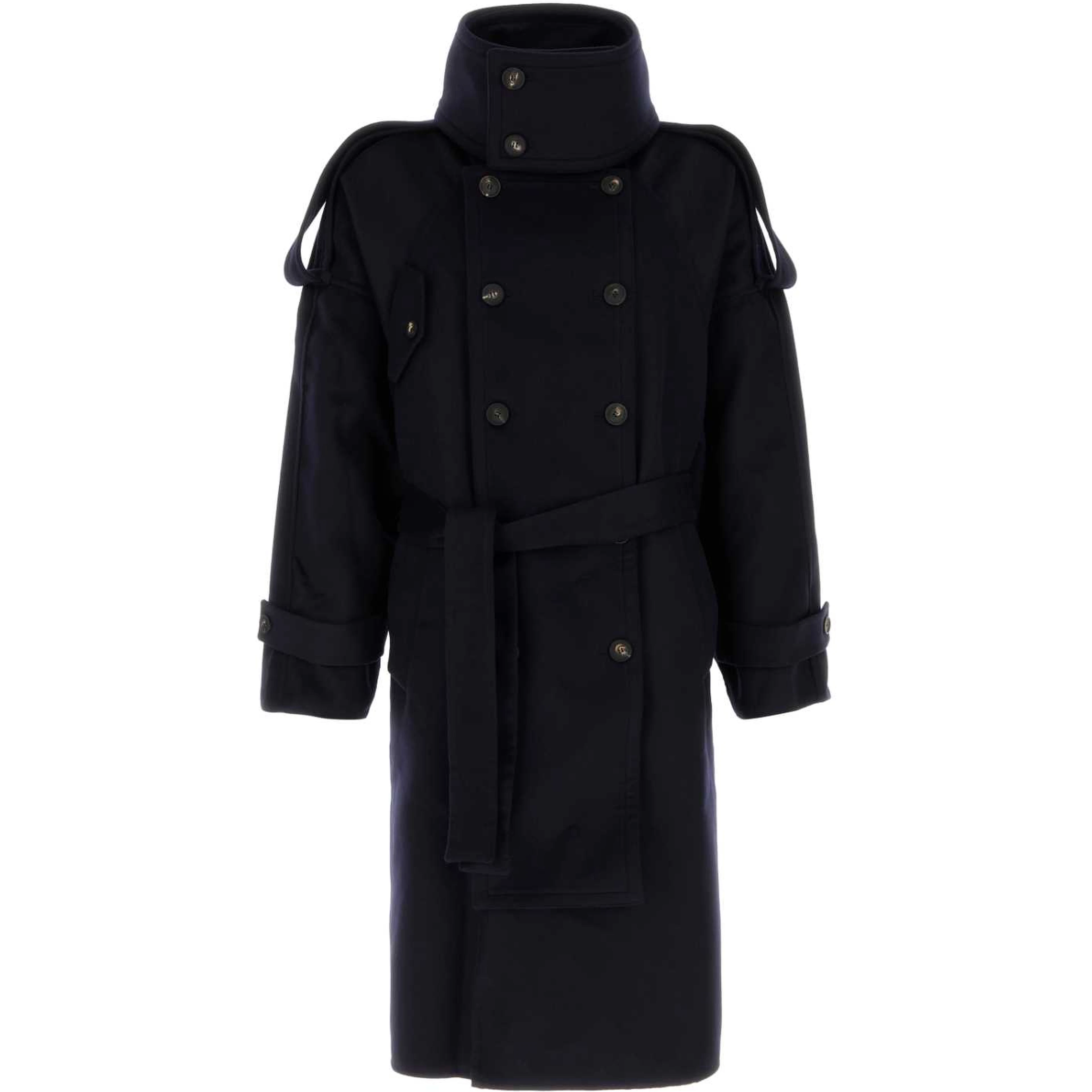 WOOL CASHMERE LIGHT DOUBLE TRENCH