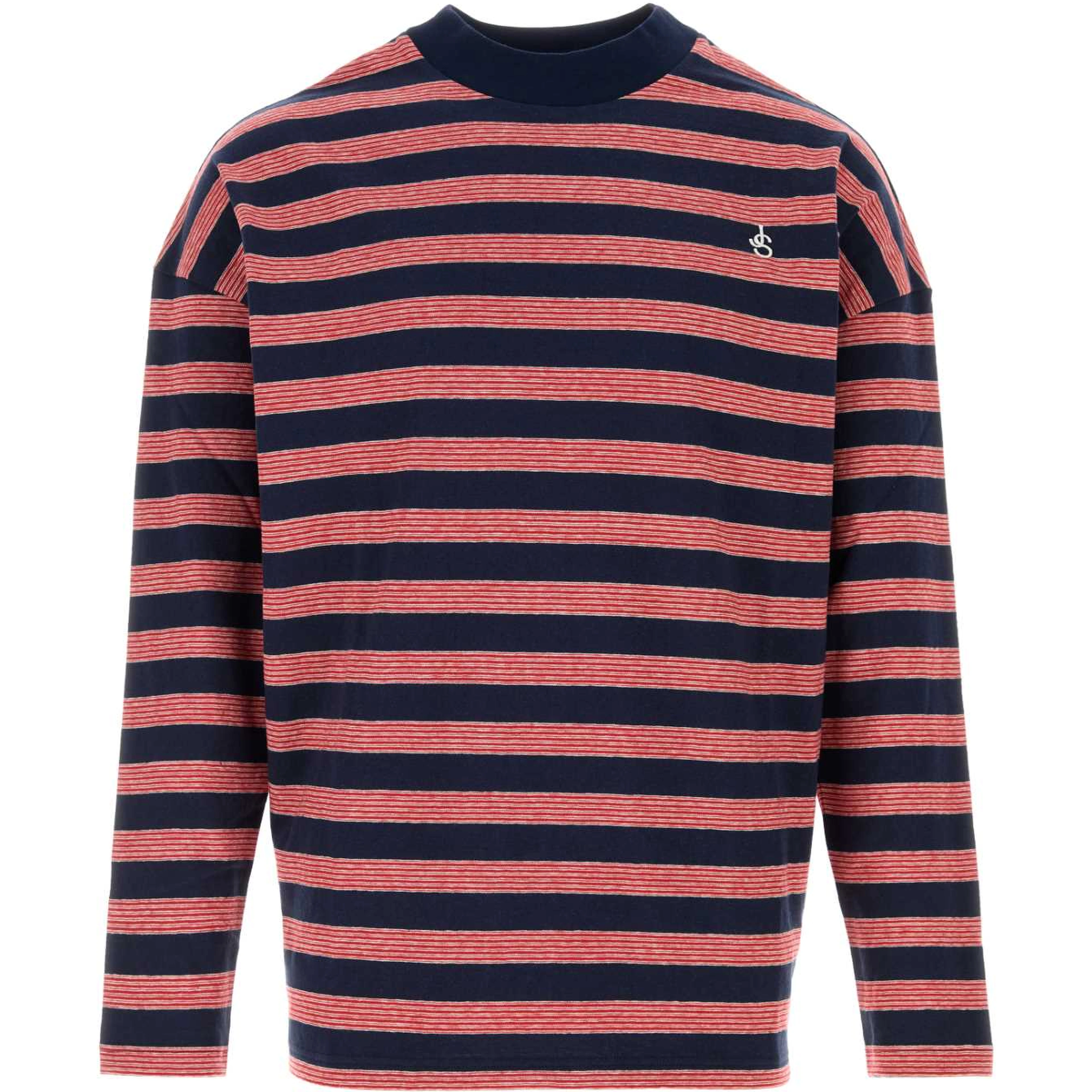 T-SHIRT CN LS EMB