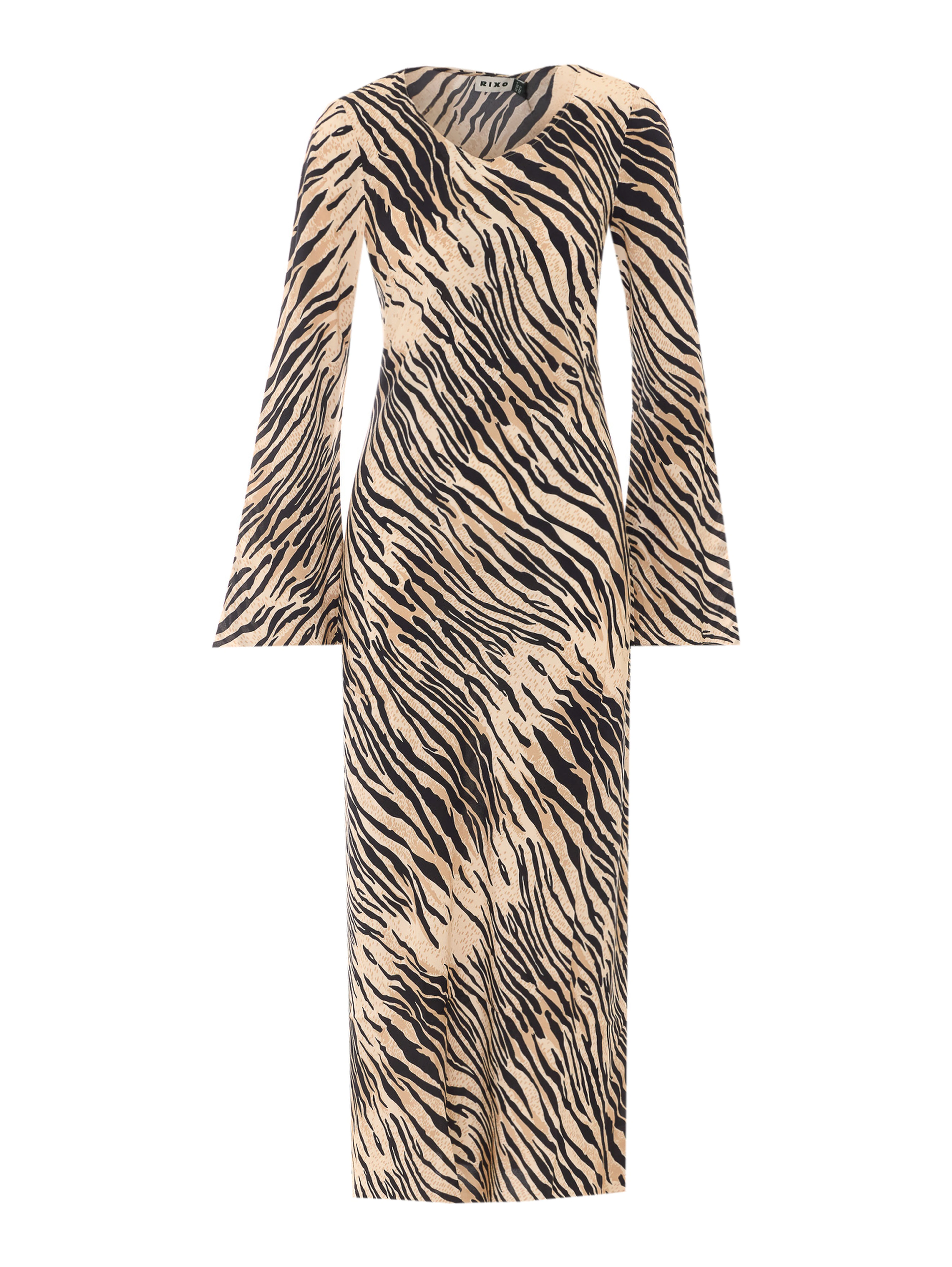 RIXO Dresses Beige