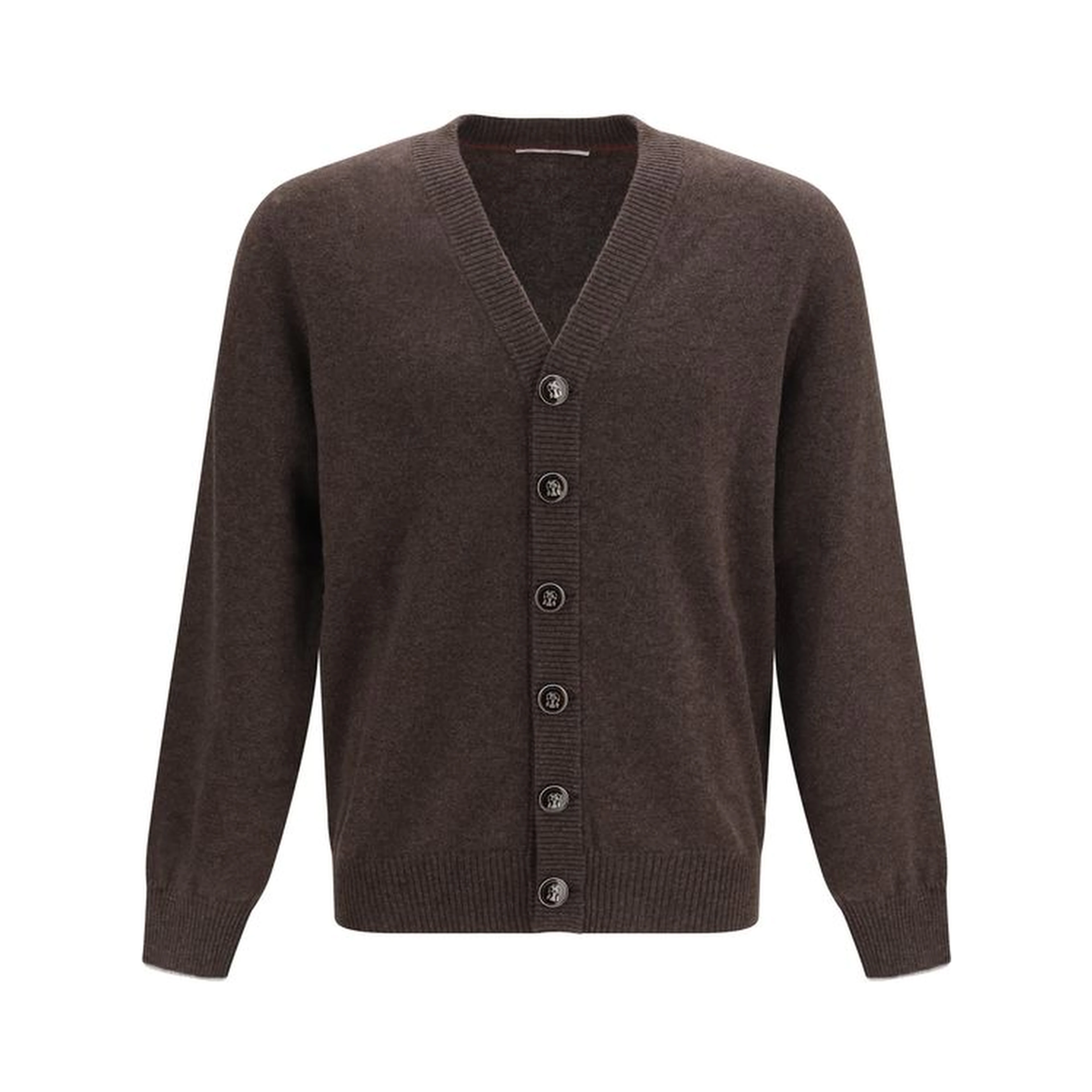 Brown Cashmere Cardigan