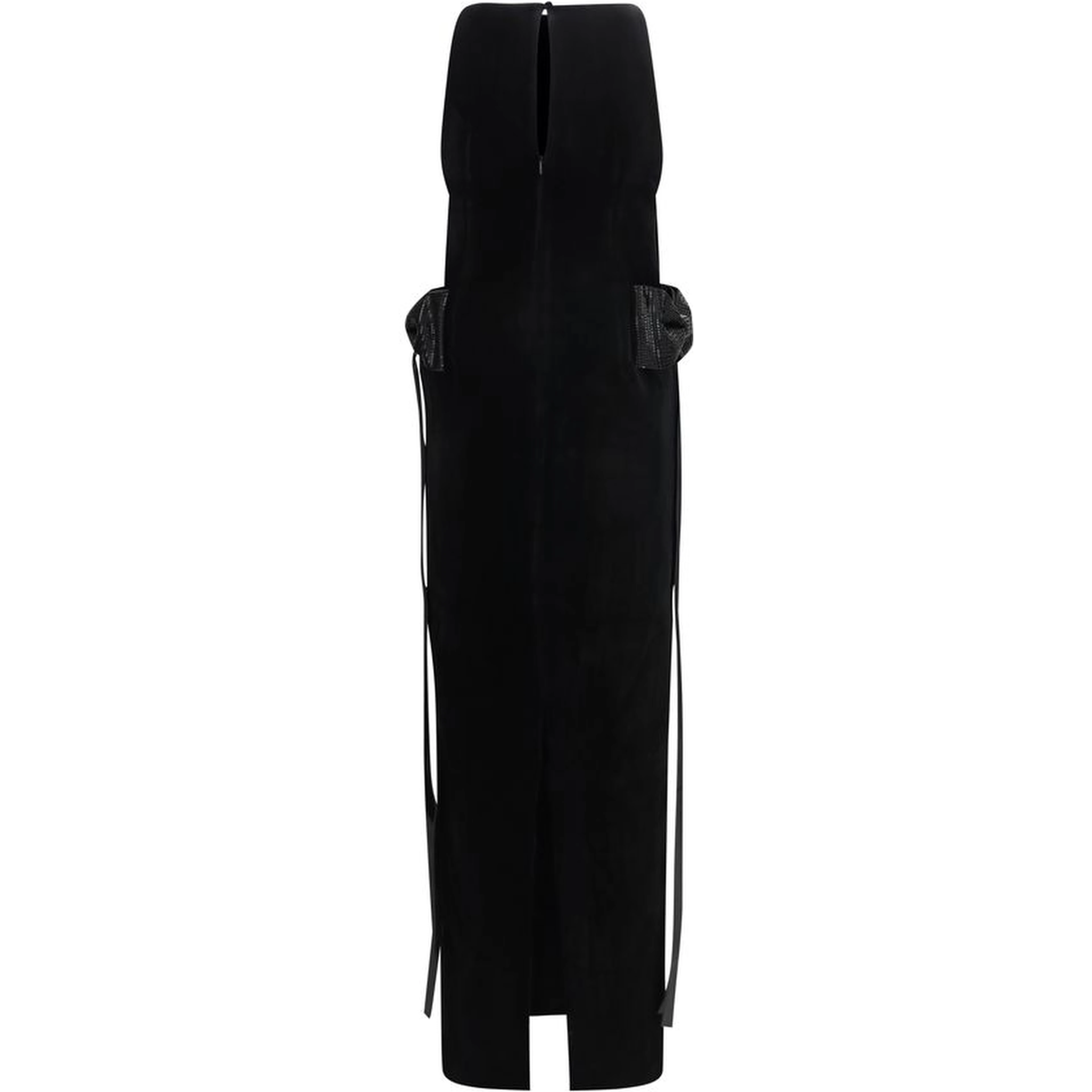 Black Polyester Casual Dress