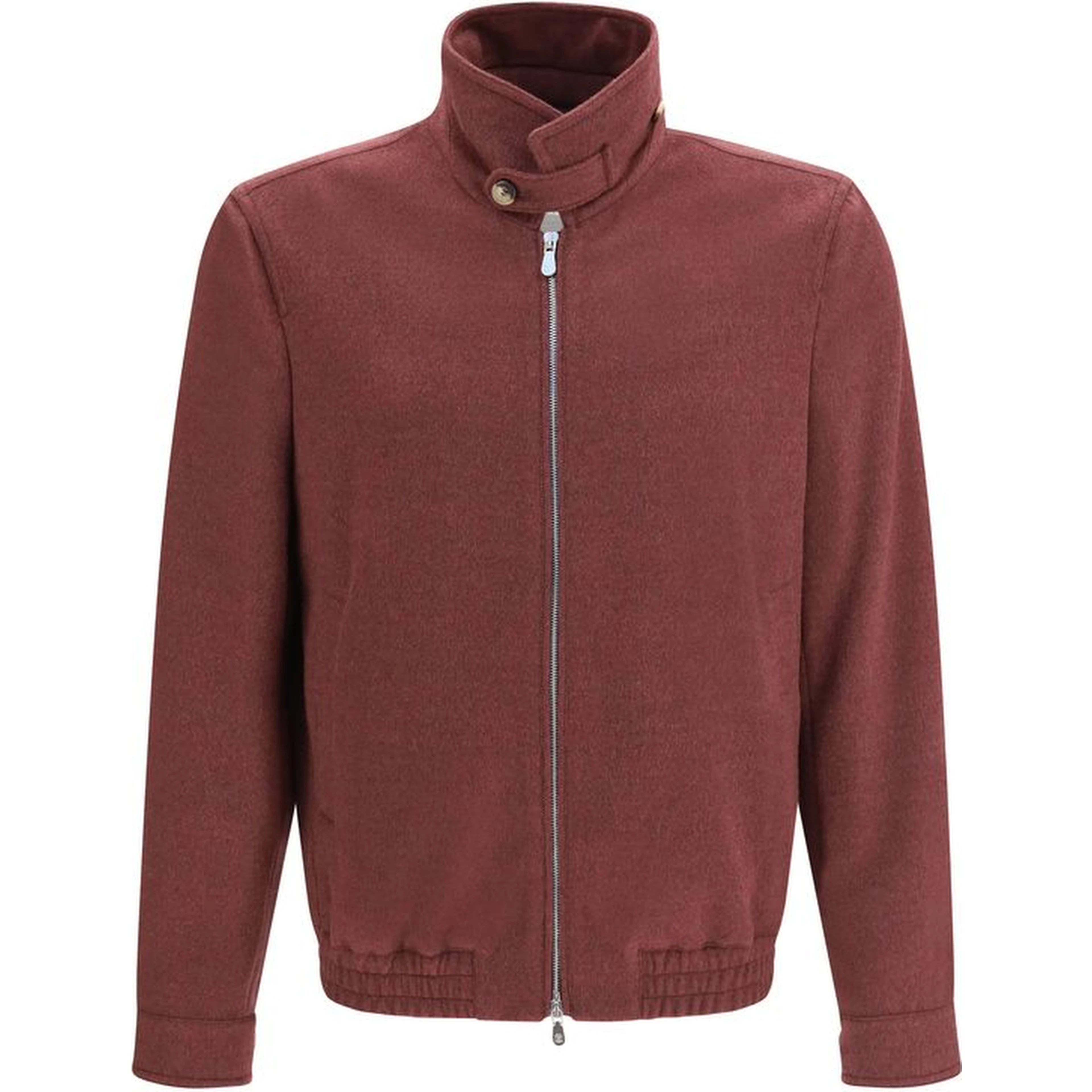 Bordeaux Wool Oves Aries Full-Length Jacket