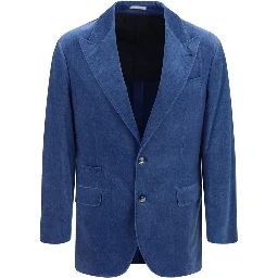 Blue Cotton Blazer
