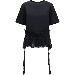 Black Cotton T-Shirt