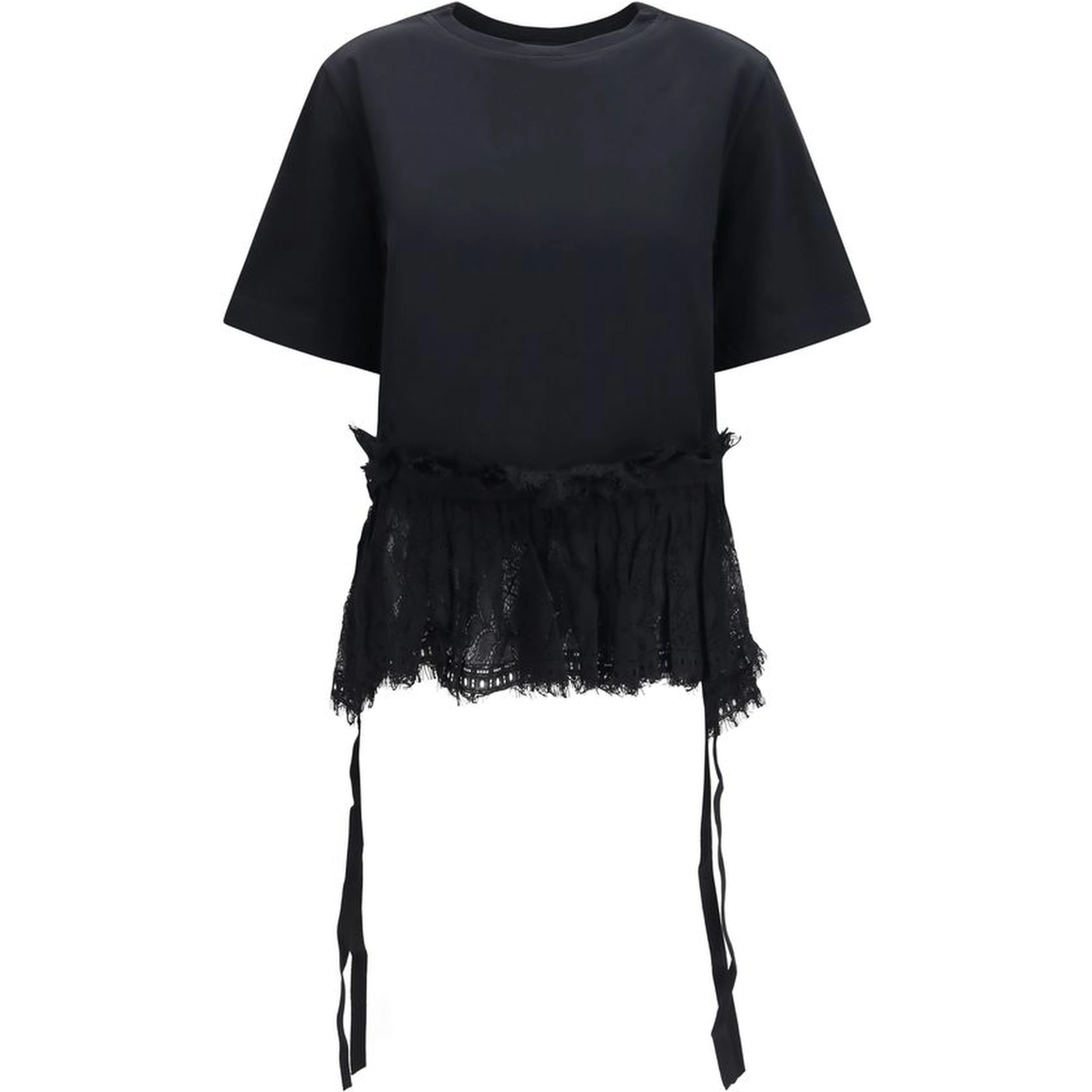 Black Cotton T-Shirt
