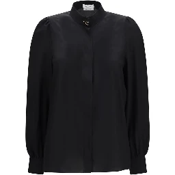 Black Silk Blouse