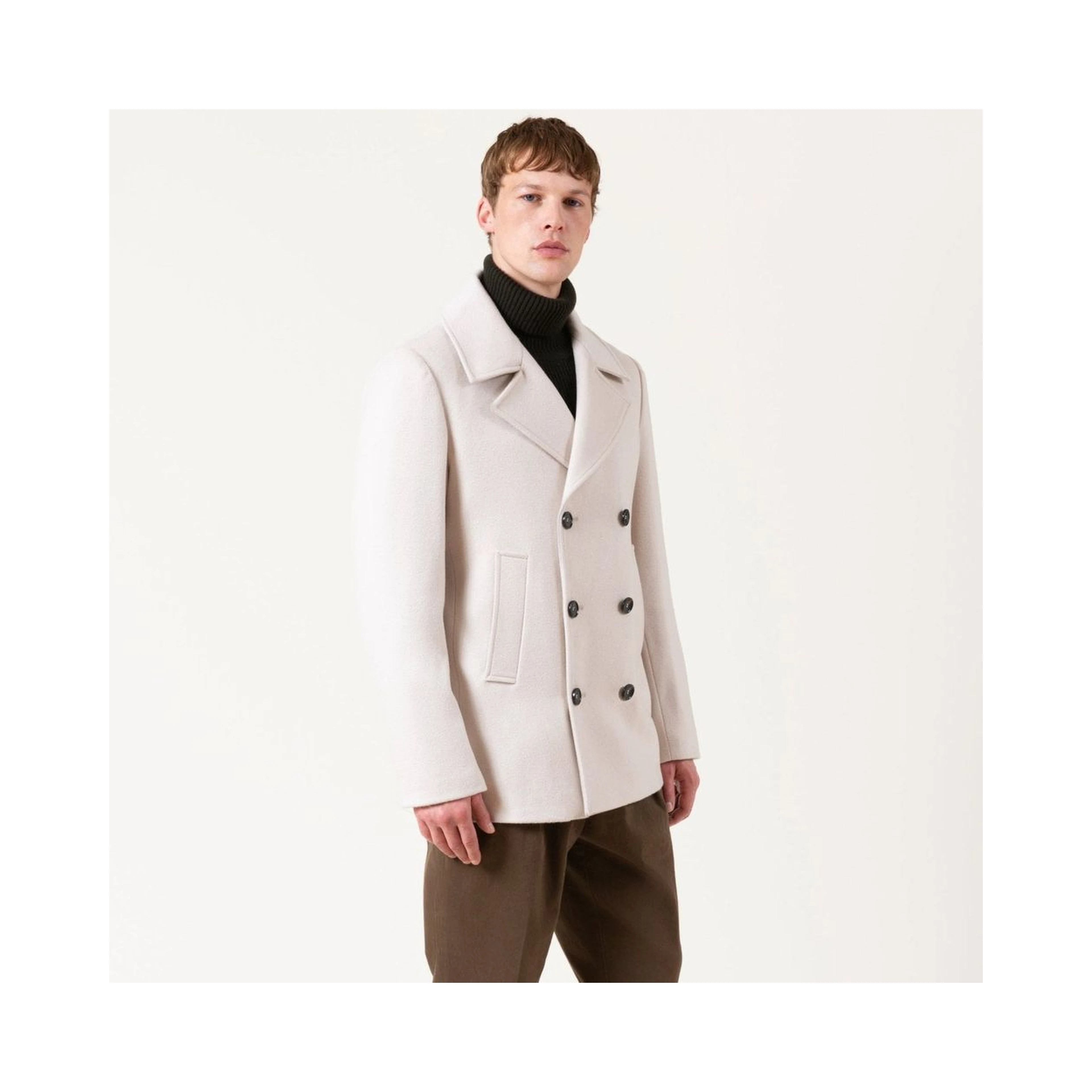 Beige Wool Coat