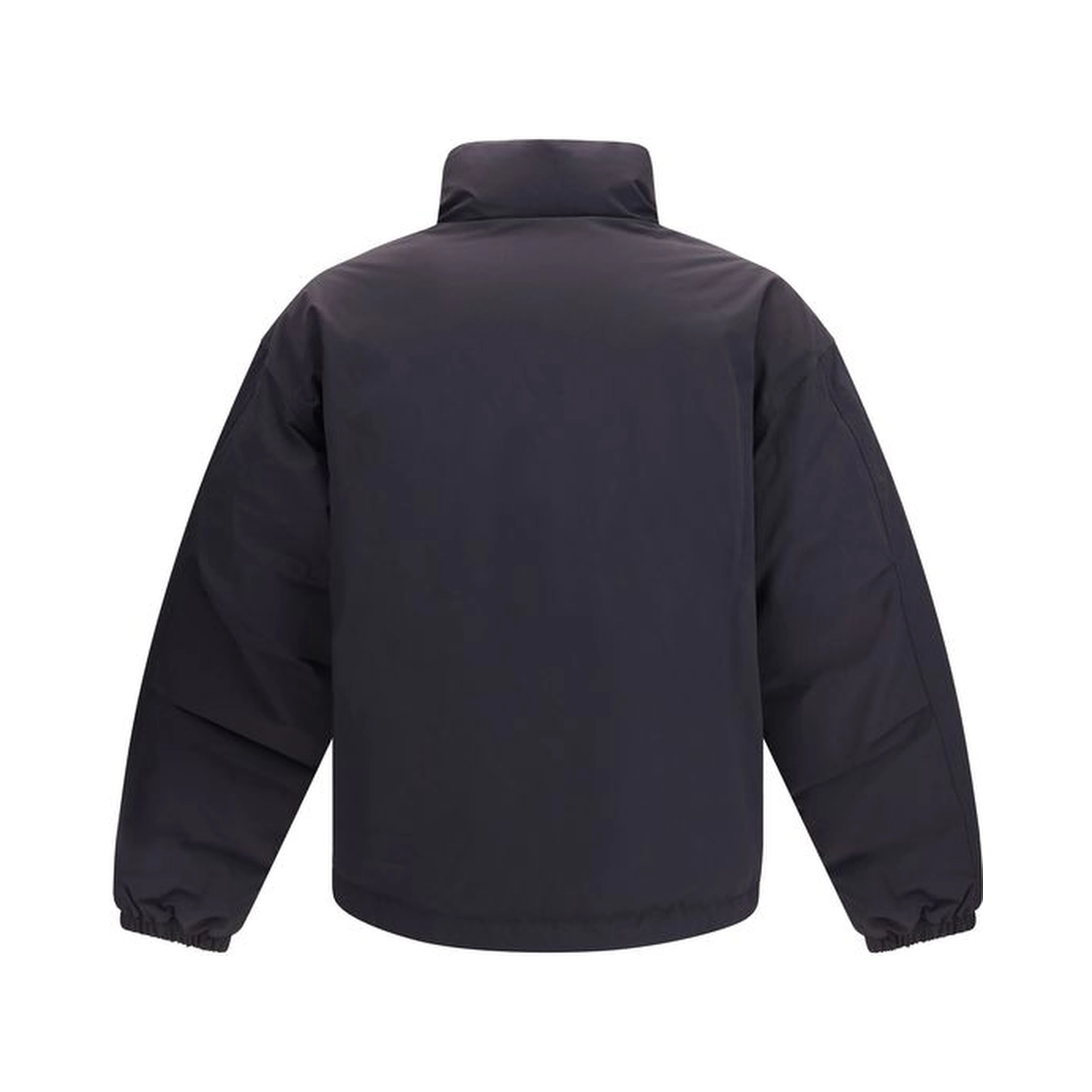 Gray Cotton Full-Length Jacket