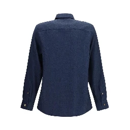 Blue Wool Oves Aries Shirt