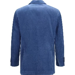 Blue Cotton Blazer