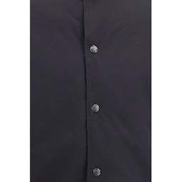 Gray Cotton Full-Length Jacket