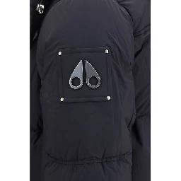 Black Nylon Full-Length Jacket