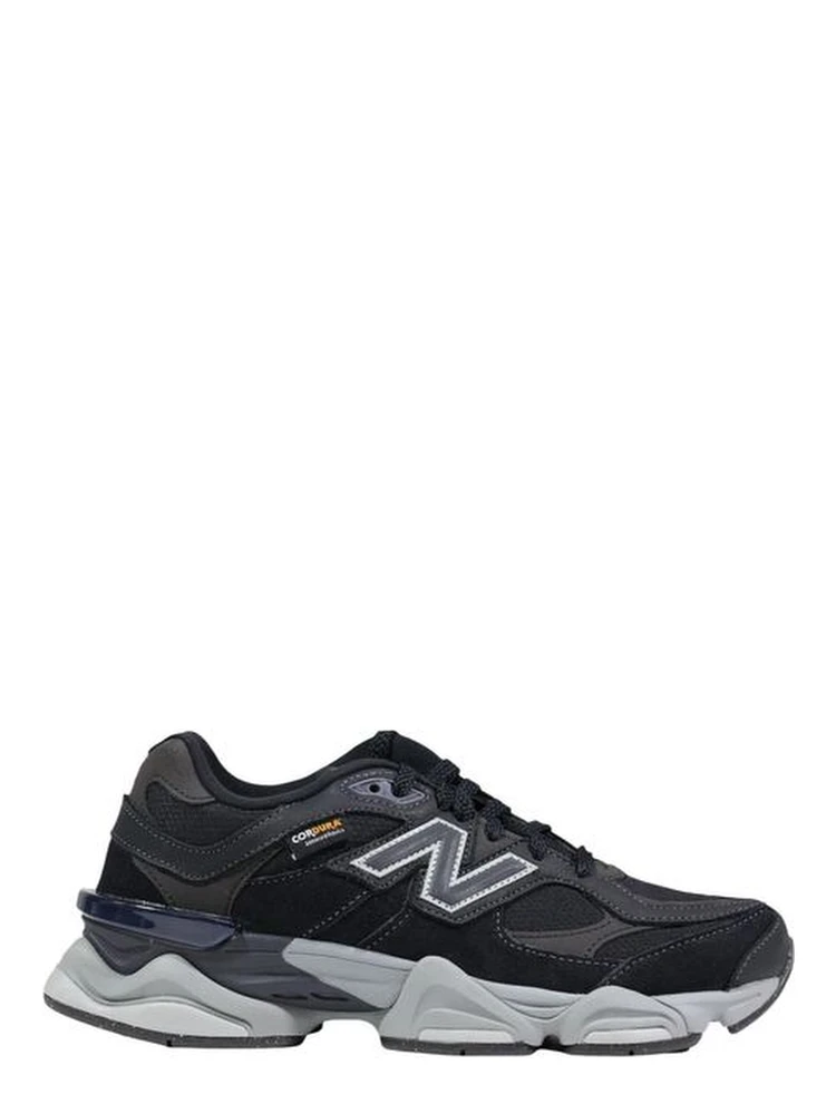 Black Suede Leather Chunky Sneakers