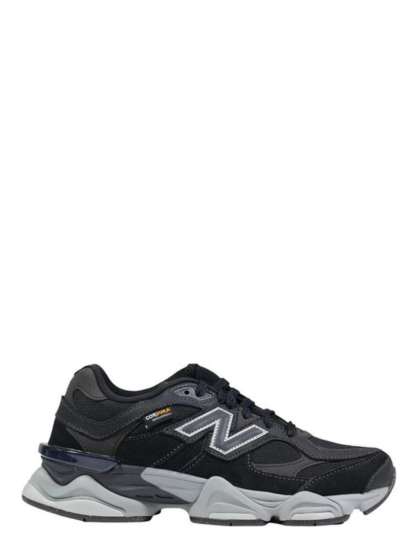 Black Suede Leather Chunky Sneakers