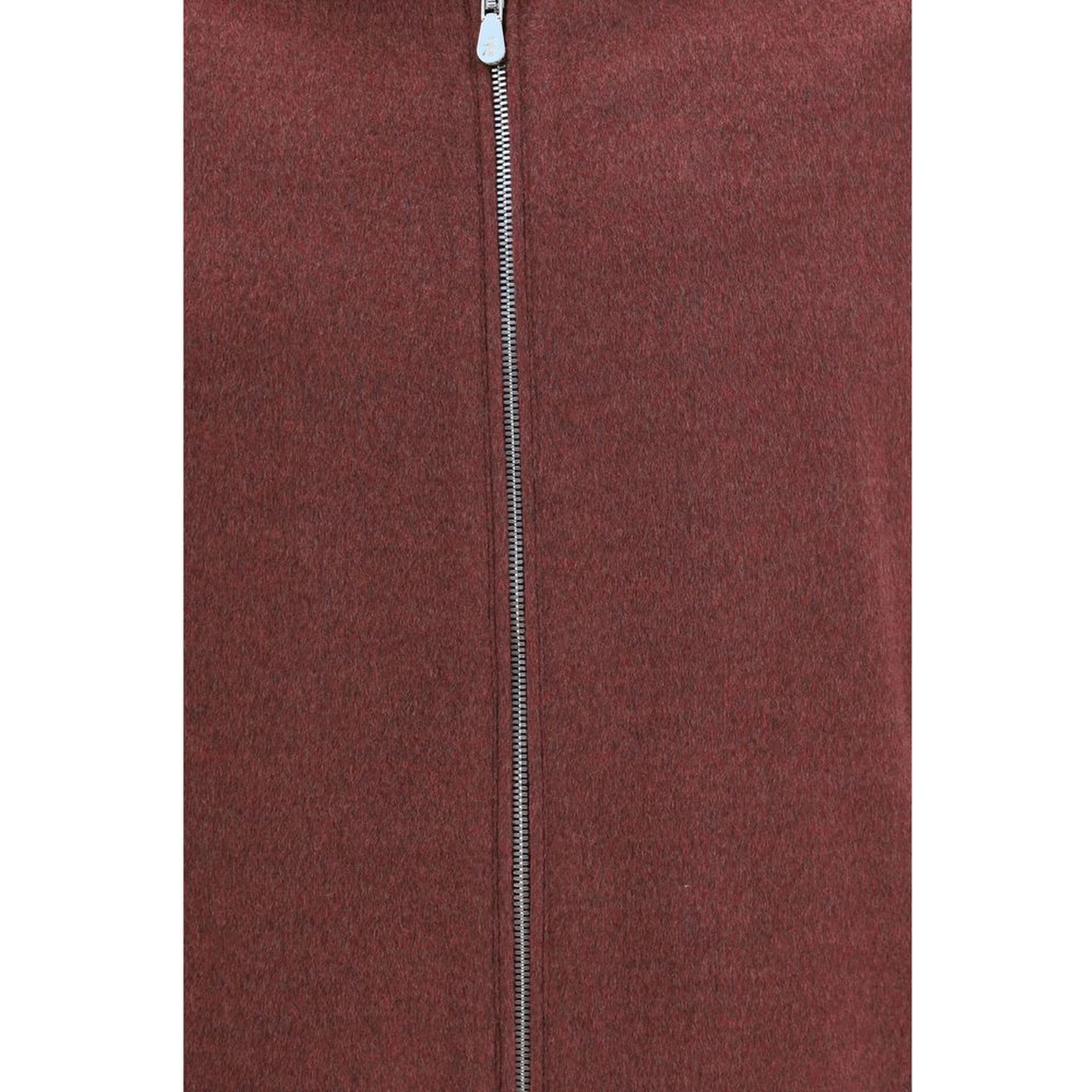 Bordeaux Wool Oves Aries Full-Length Jacket