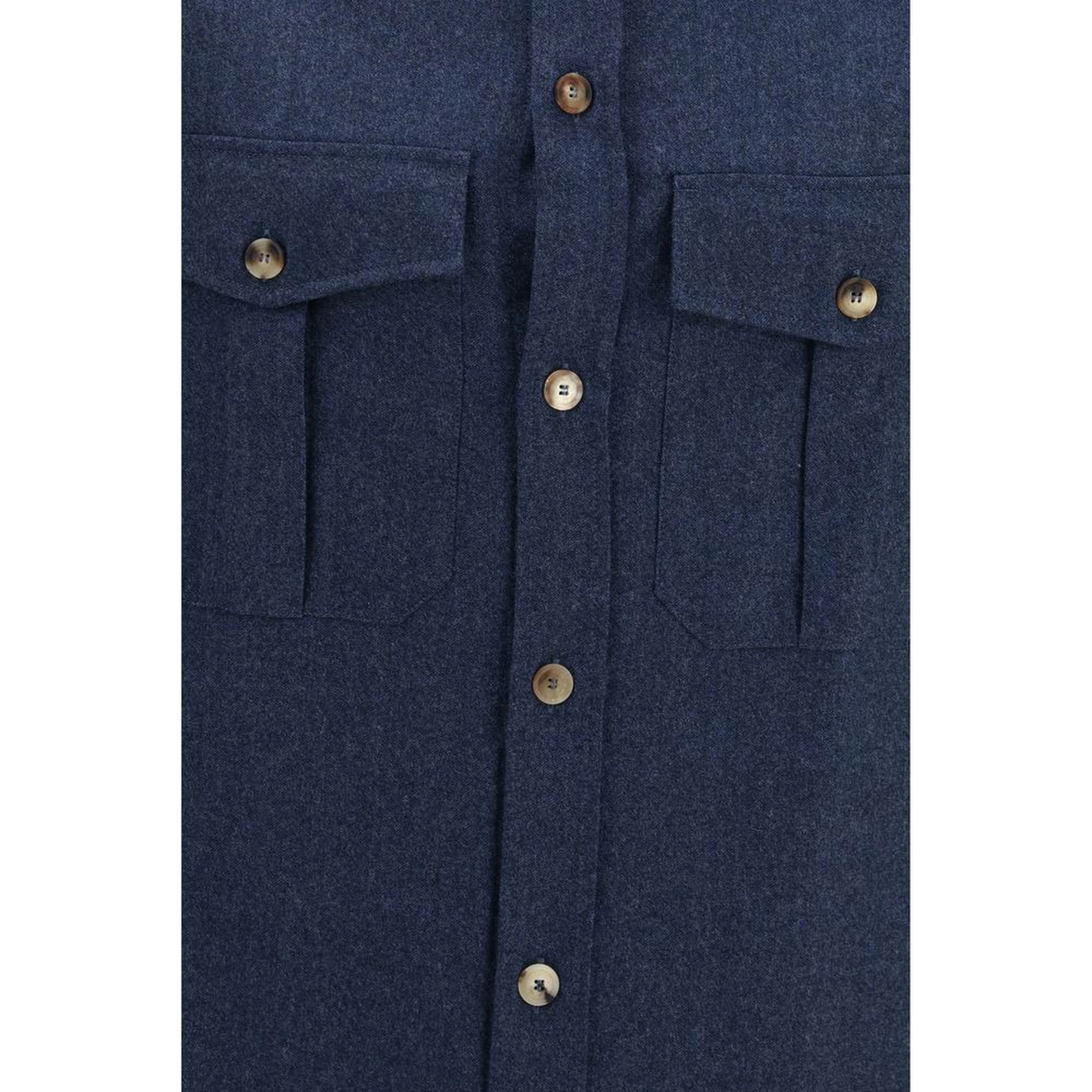 Blue Wool Oves Aries Shirt