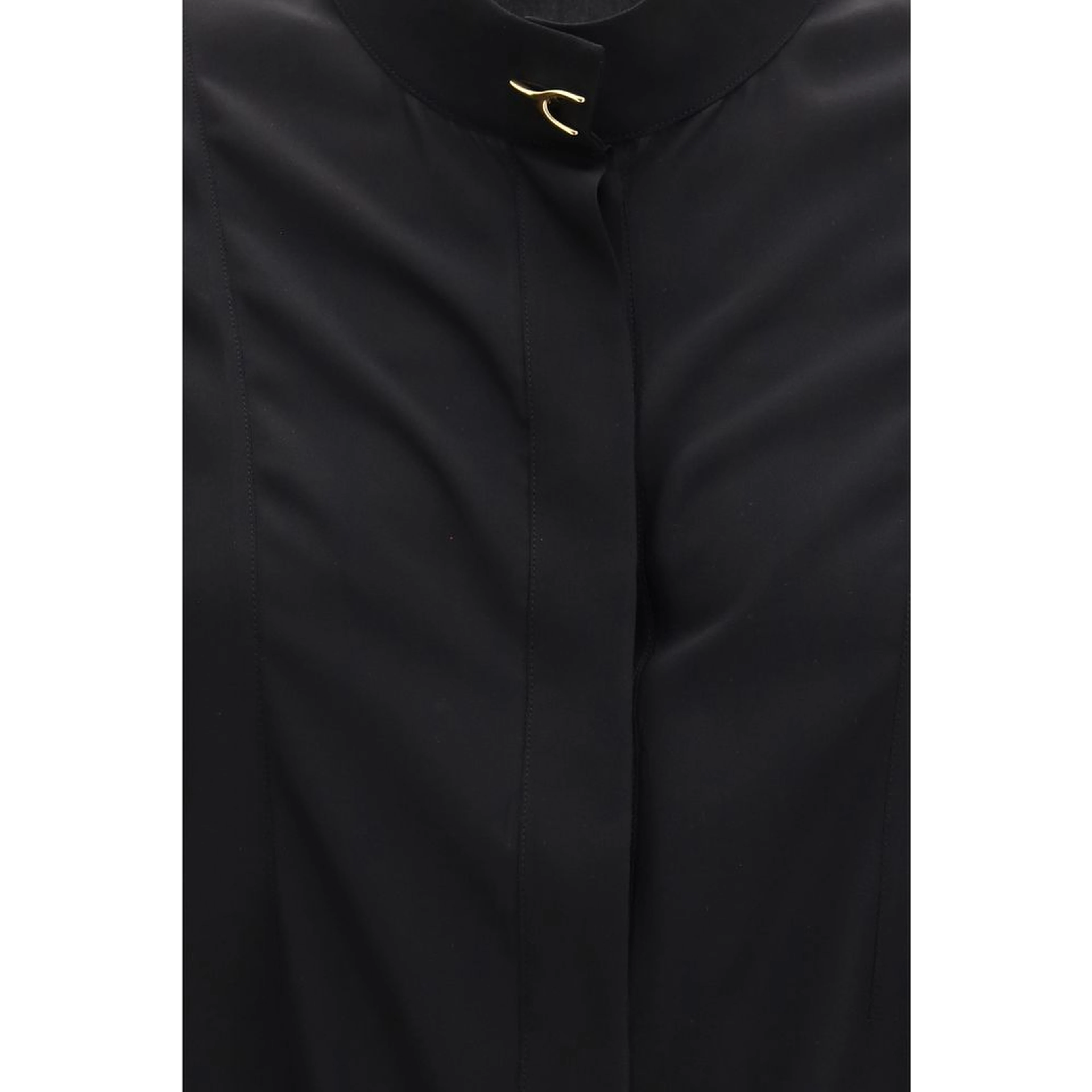 Black Silk Blouse