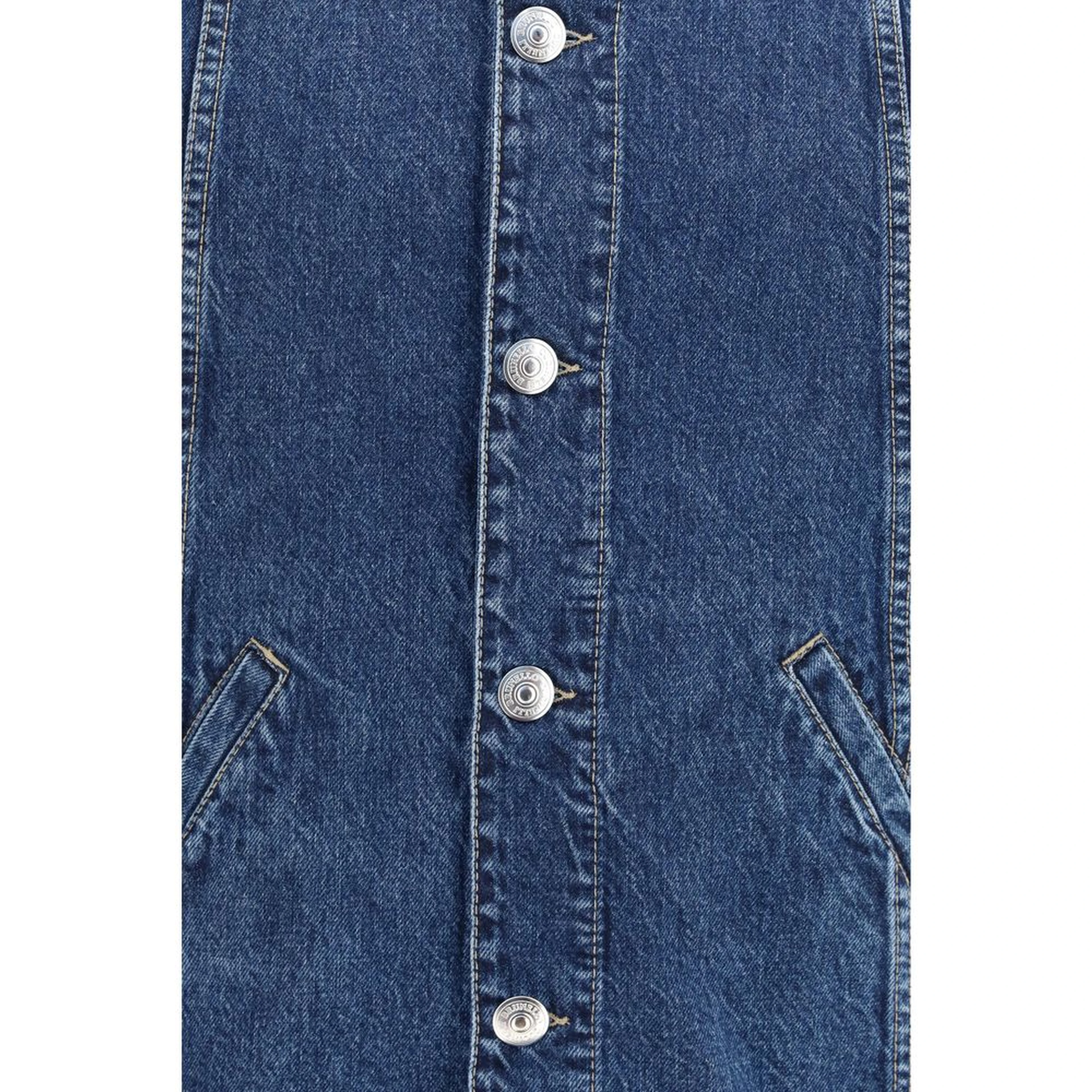 Blue Cotton Denim Jacket