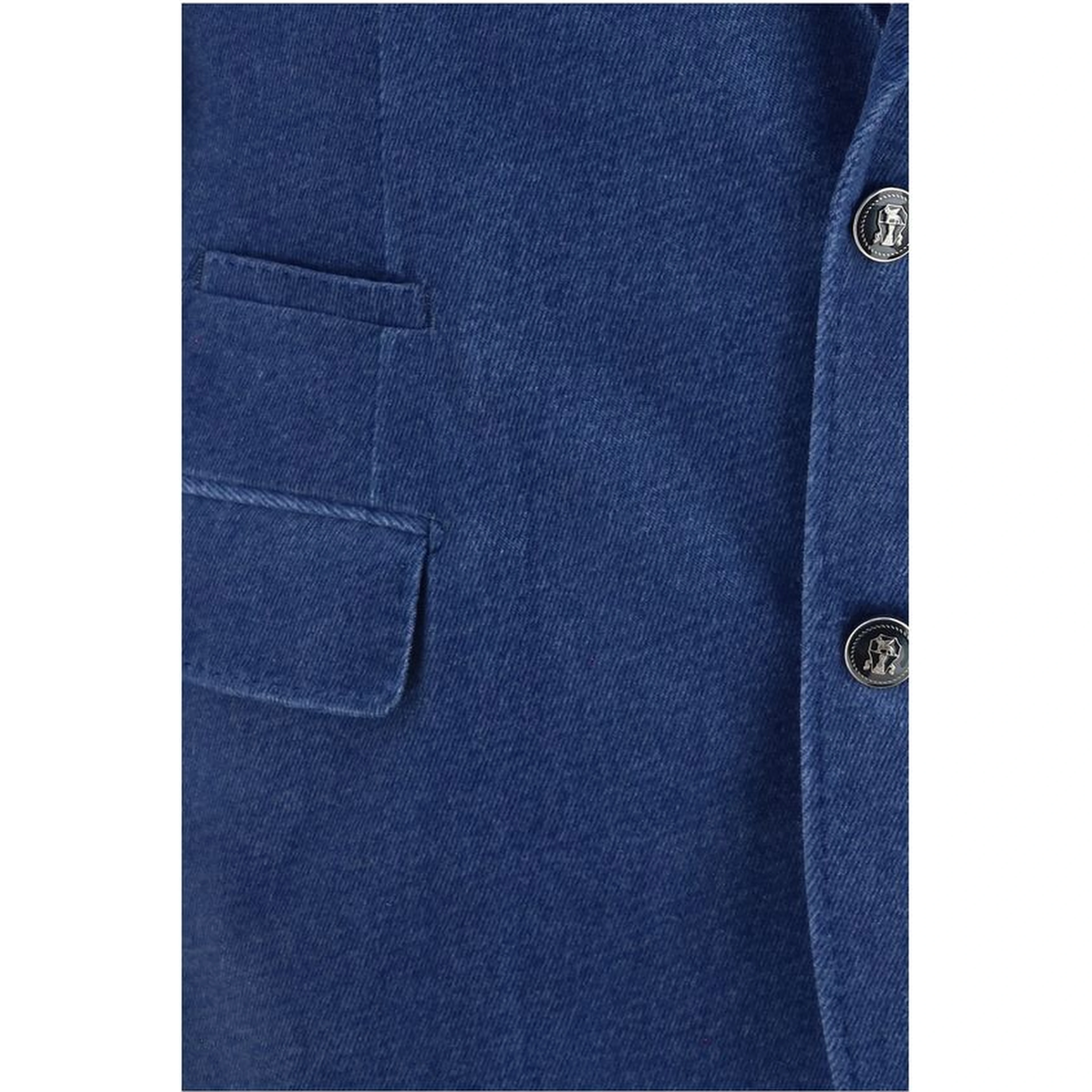 Blue Cotton Blazer