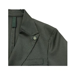 Green Wool Men Jacket