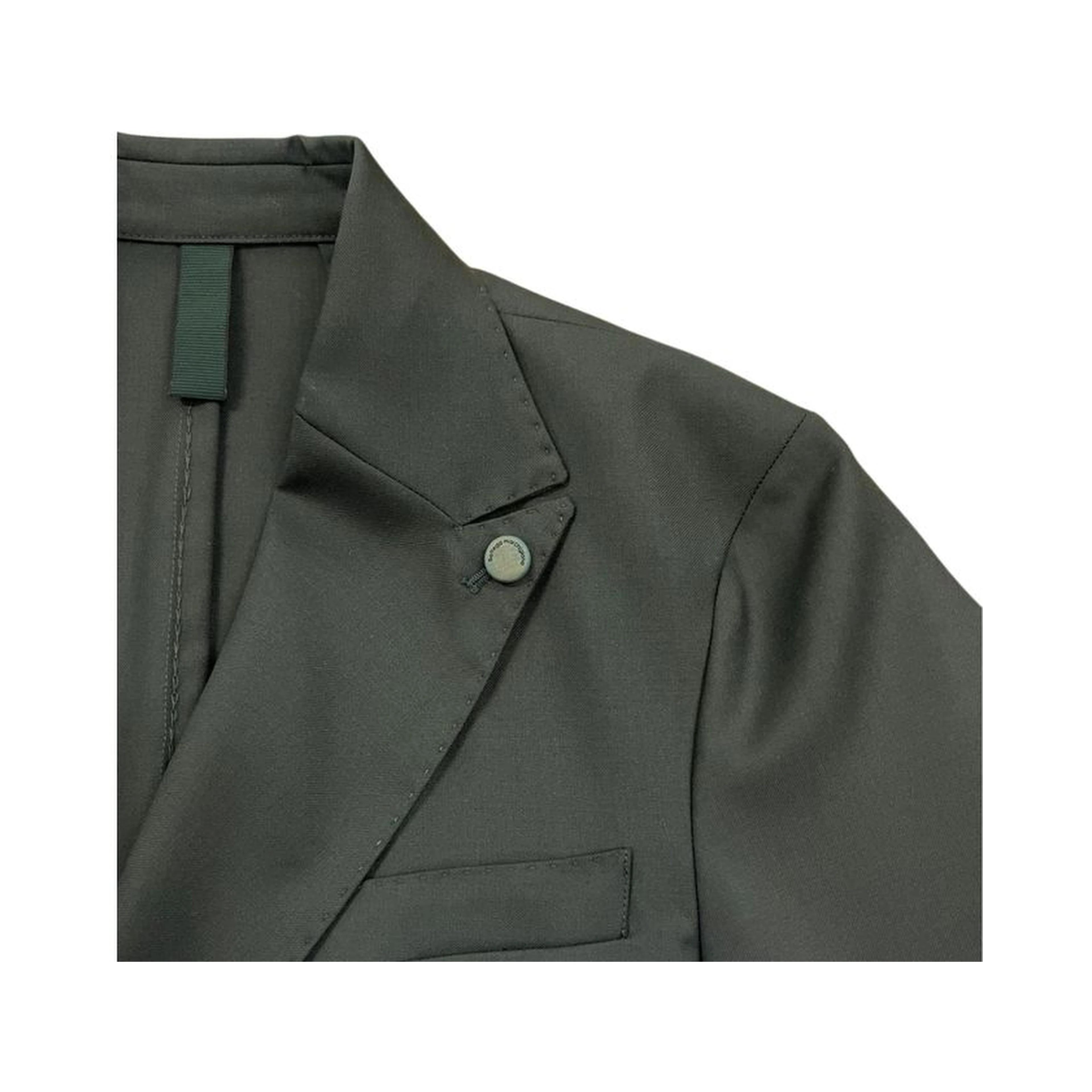 Green Wool Men Jacket