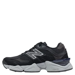 Black Suede Leather Chunky Sneakers