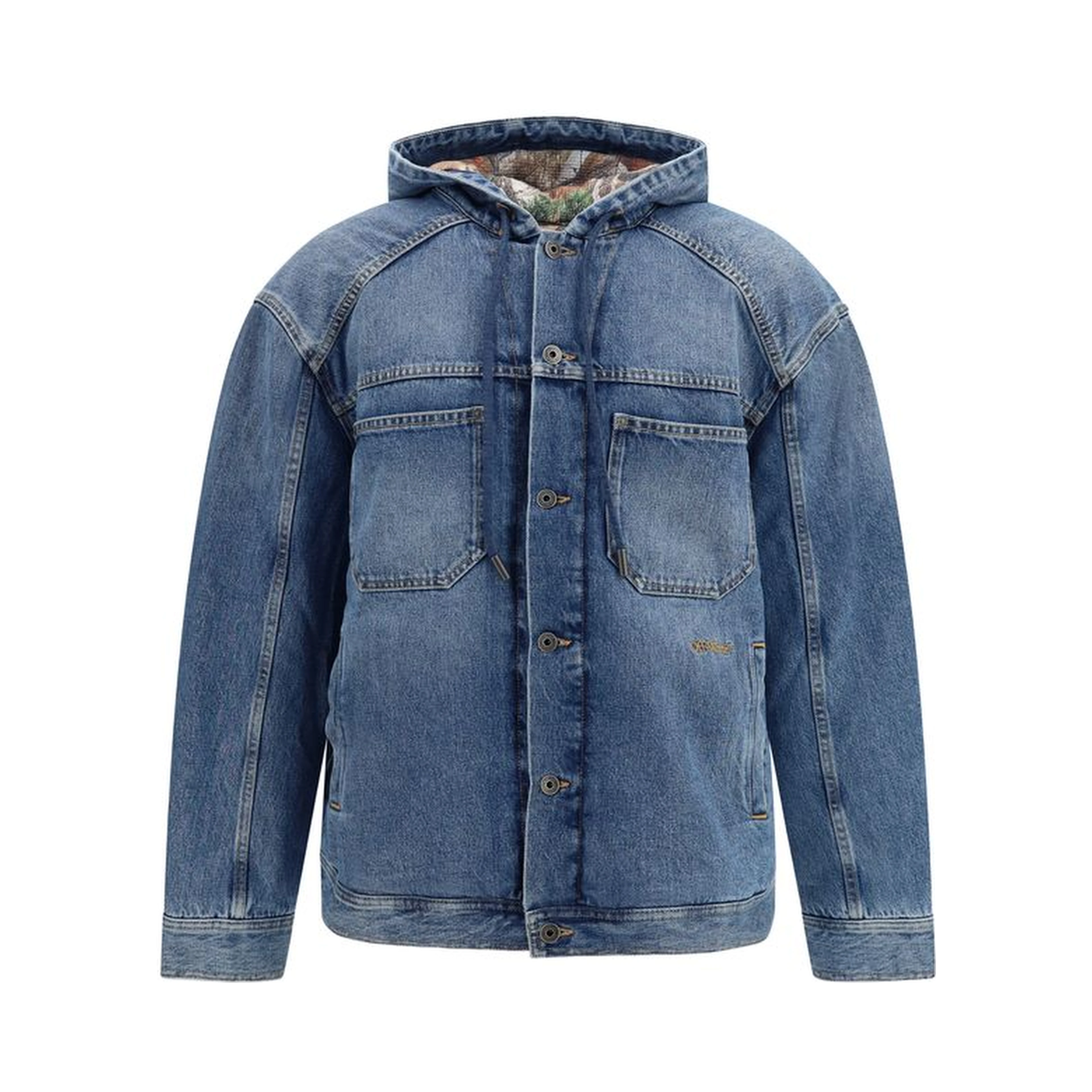 Blue Cotton Denim Jacket