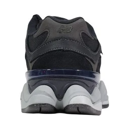 Black Suede Leather Chunky Sneakers