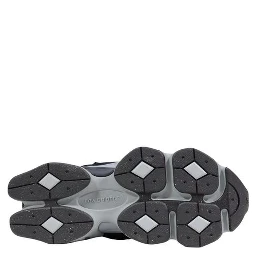Black Suede Leather Chunky Sneakers