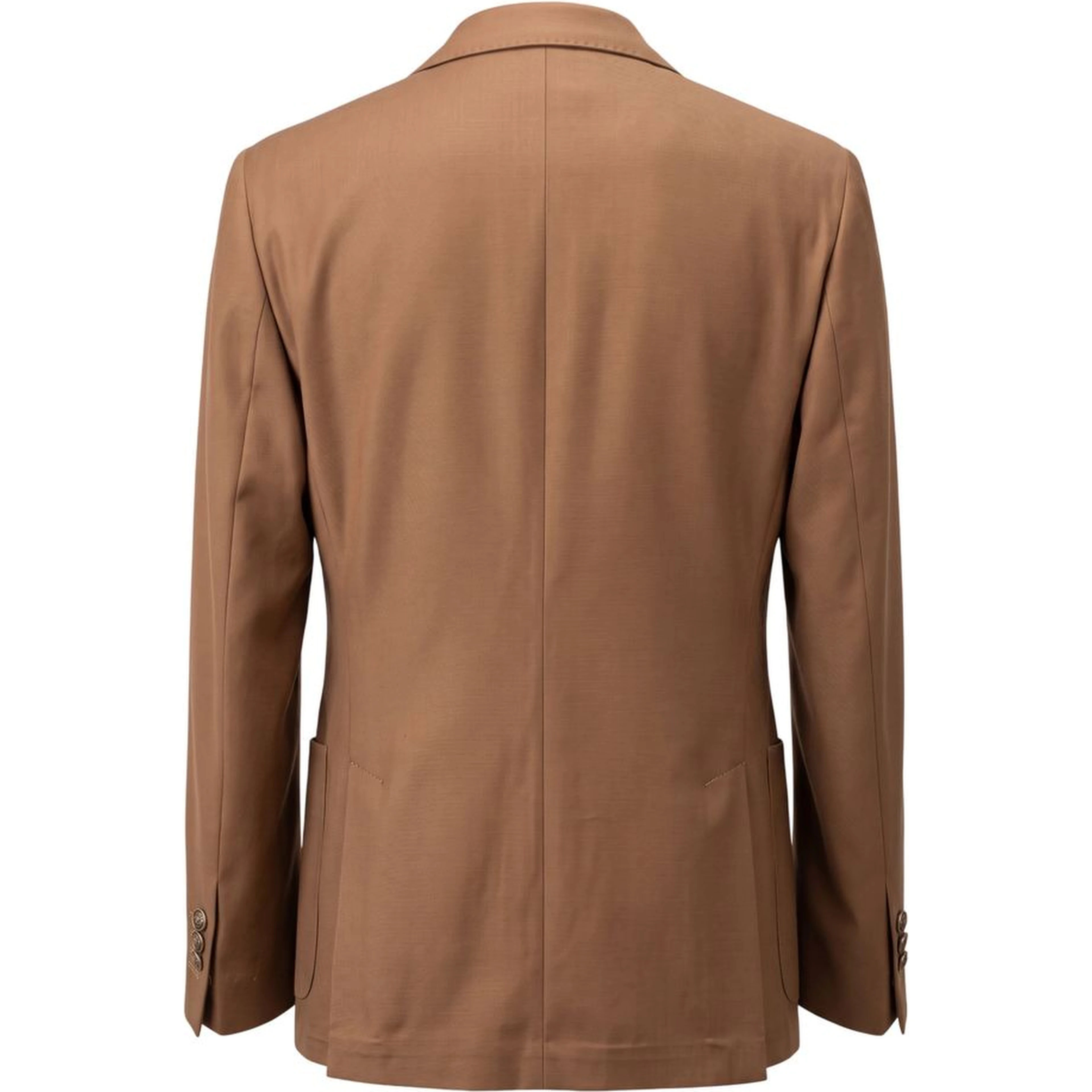 Brown Viscose Men's Jacket