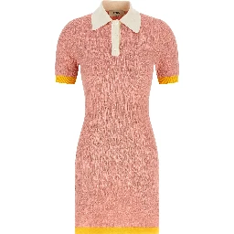 Multicolor Cotton Short Dress