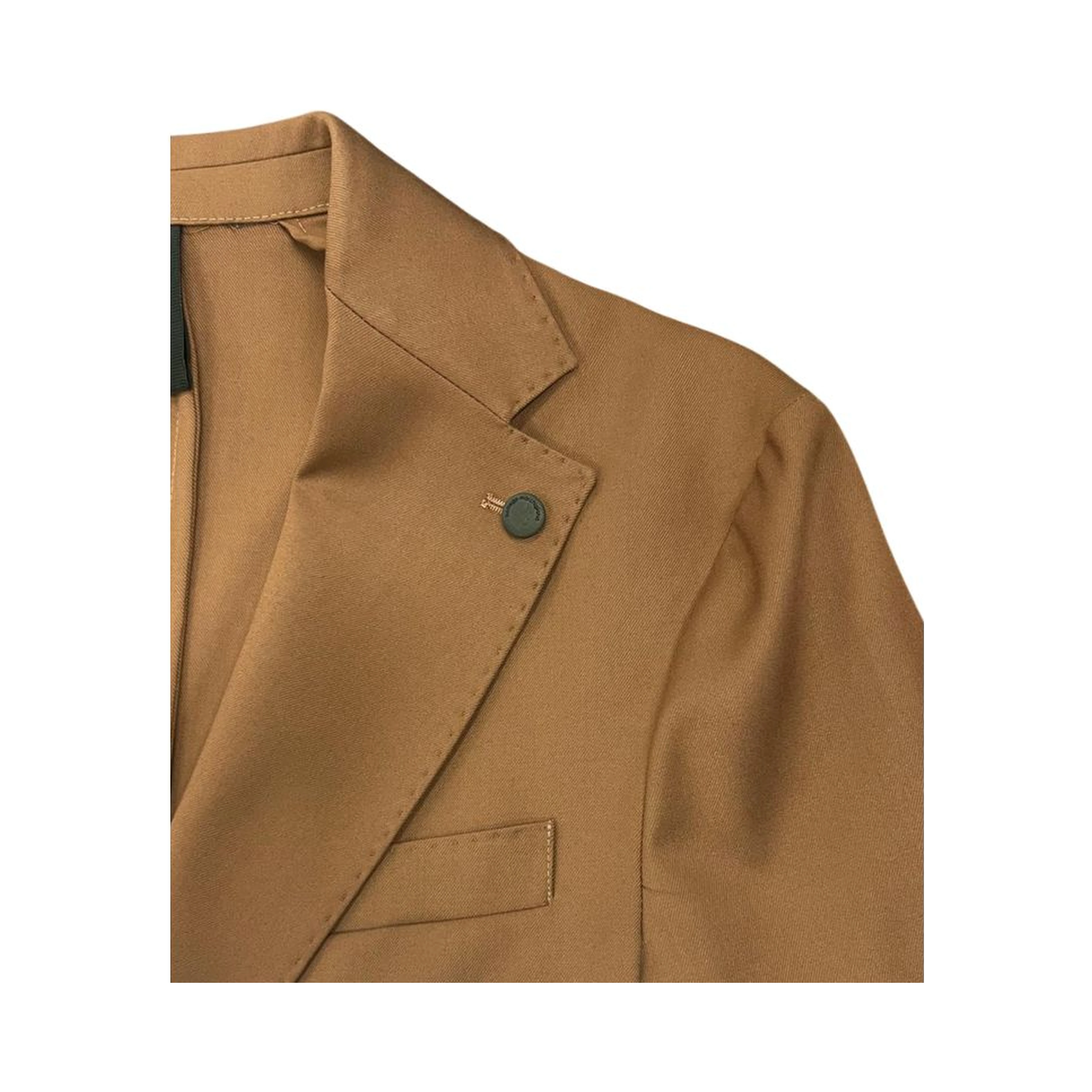 Brown Viscose Men's Jacket