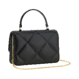 Black Cowhide Crossbody Bag