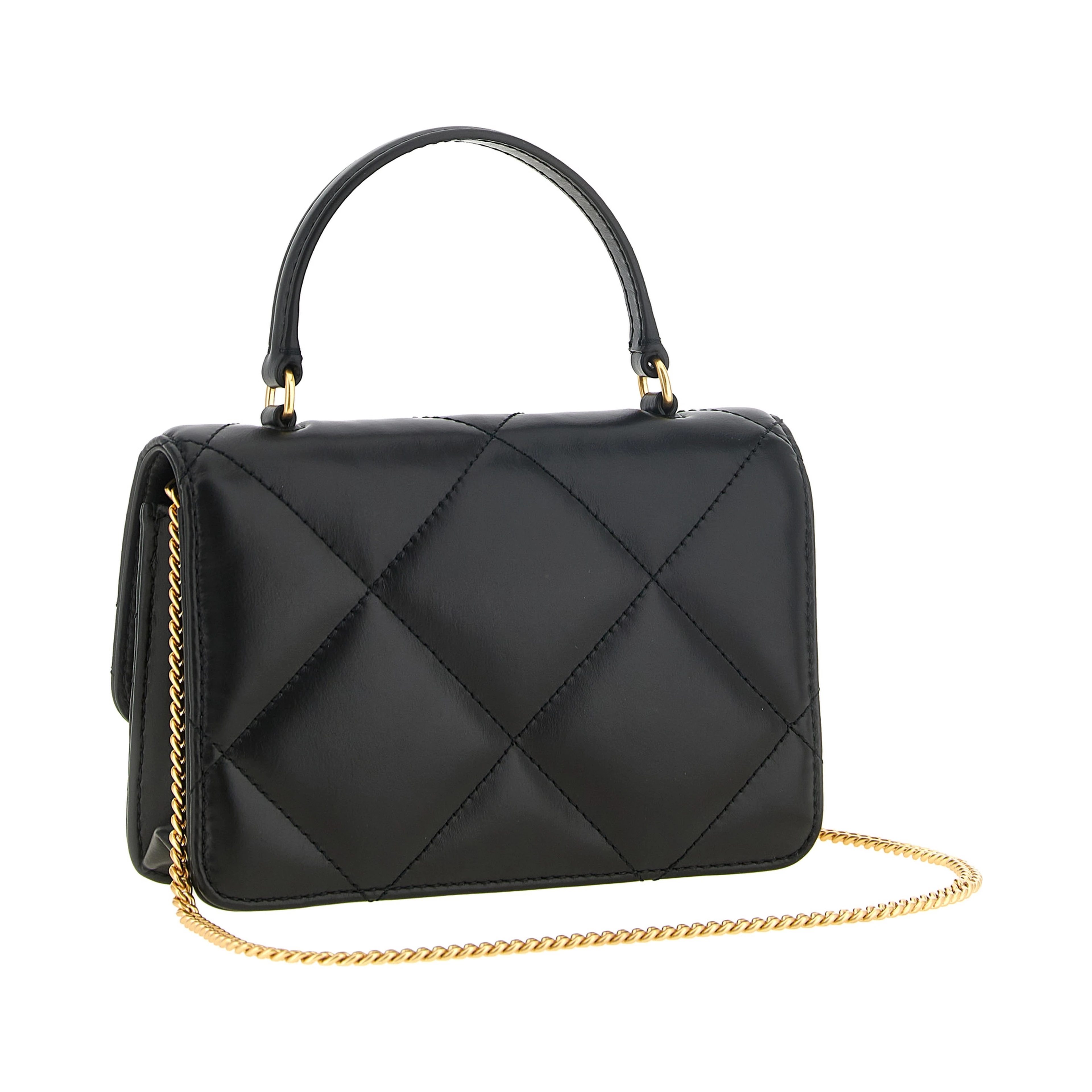 Black Cowhide Crossbody Bag