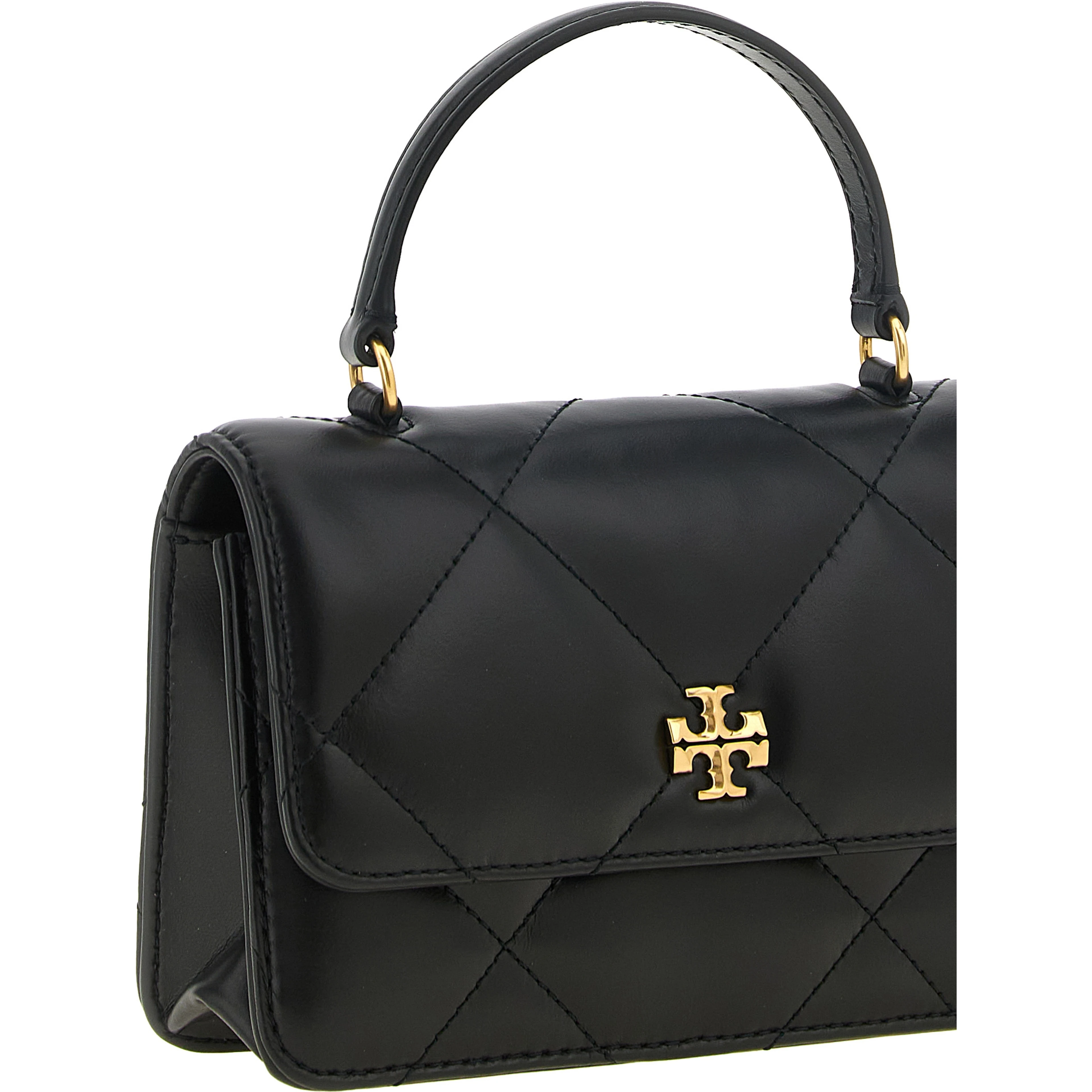 Black Cowhide Crossbody Bag