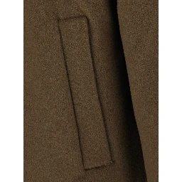 ARLO Jacket with Front Closure and Brown Leather Side Pockets for Men
