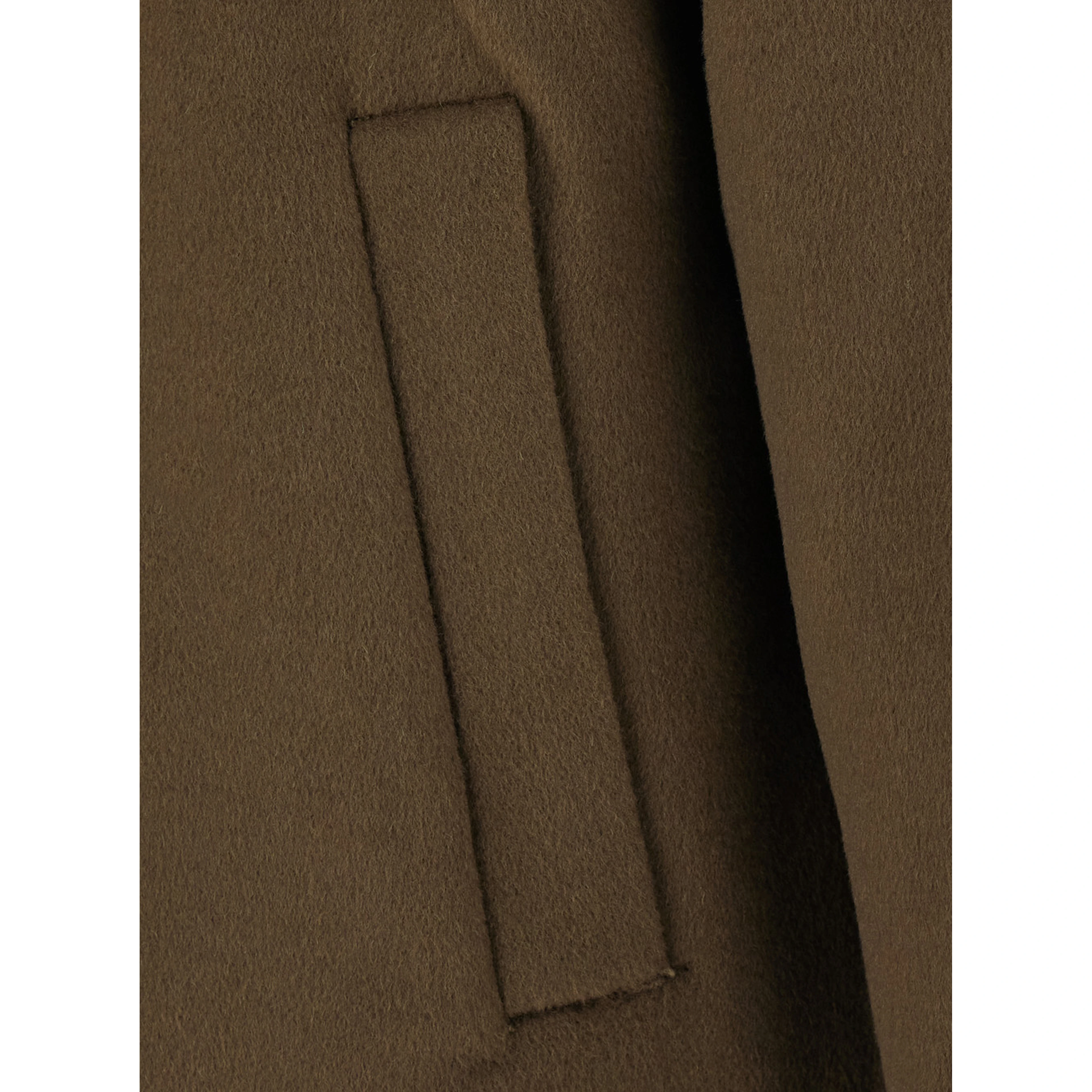 ARLO Jacket with Front Closure and Brown Leather Side Pockets for Men