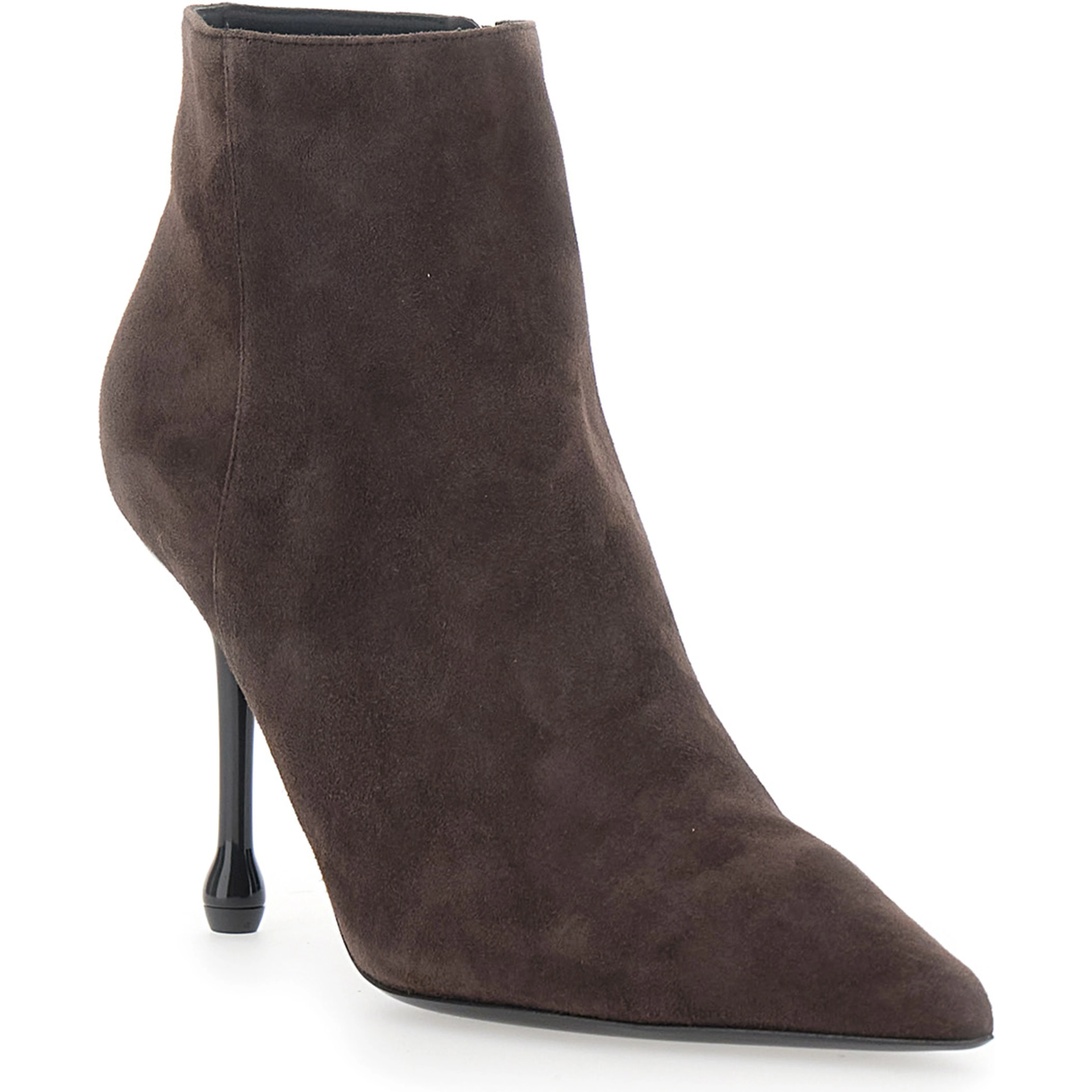 LEPLAIN 90 Bootie Ankle Boots in brown fabric for women