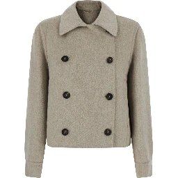 Caban Crop con monile