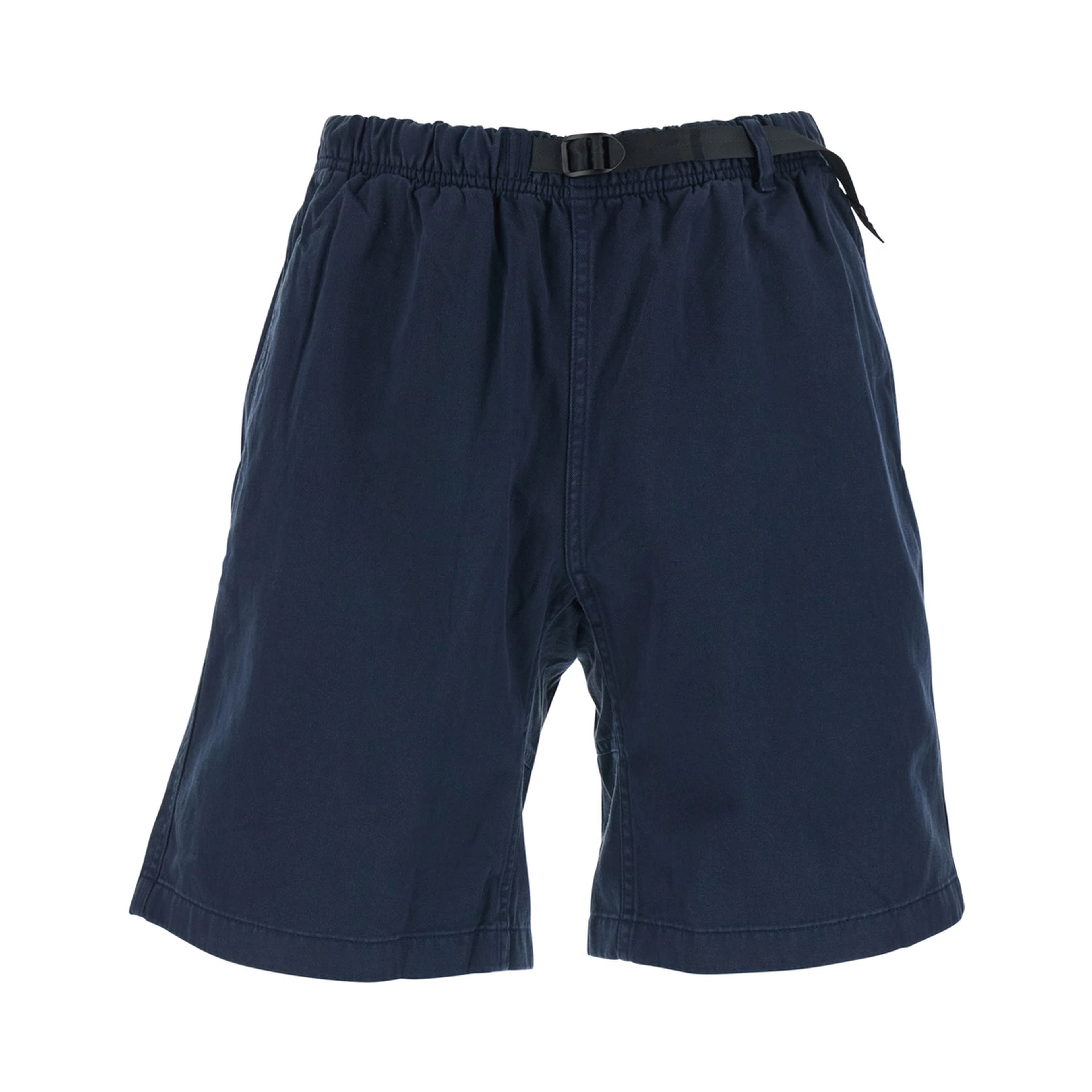 Blue bermuda shorts with elasticated waist in cotton man