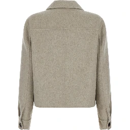 Caban Crop con monile