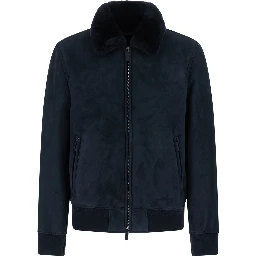 Tommaso Jacket in blue Fabric for men
