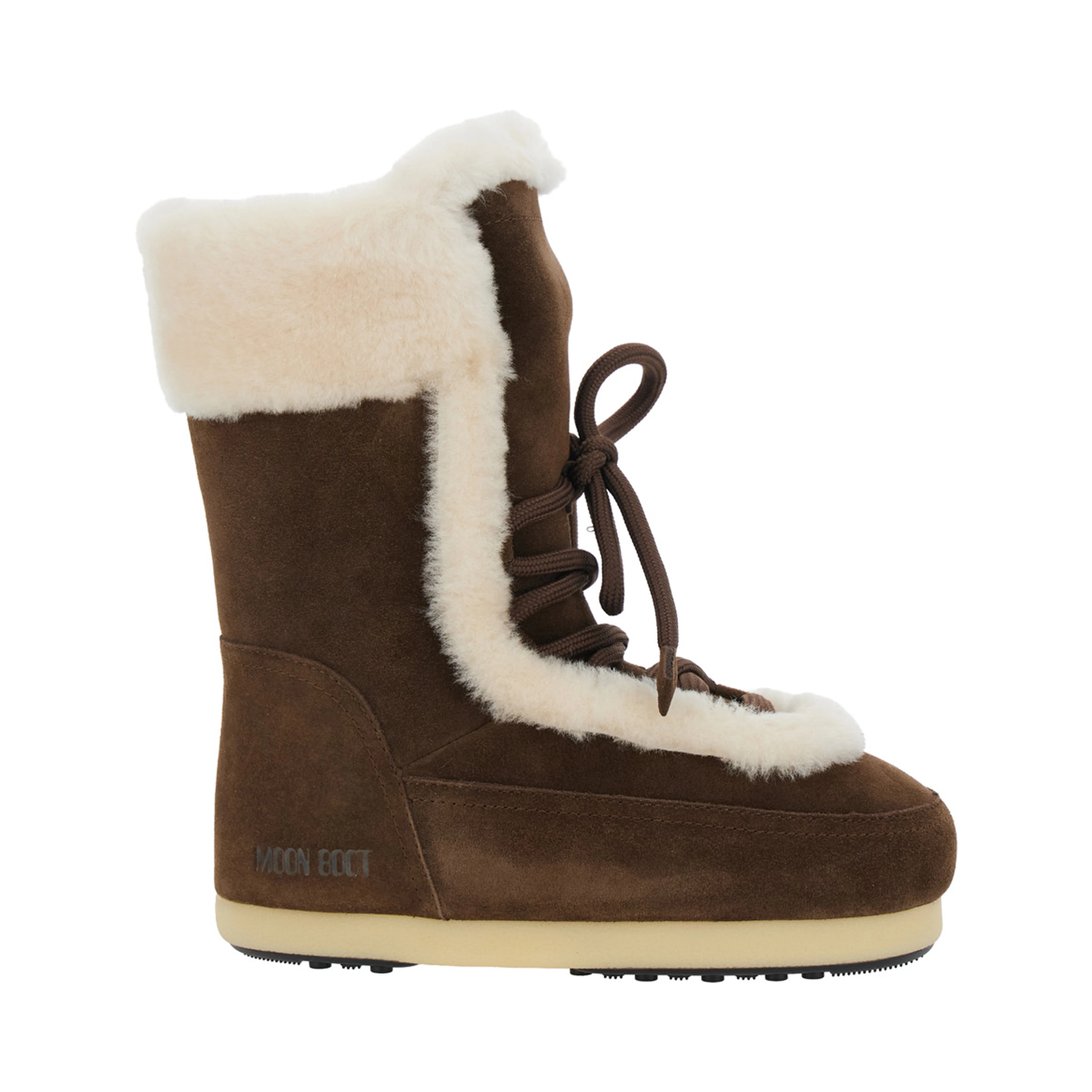 EVC FAIRY Ankle Boots with Rubber Sole and Tech Fabric in Brown for Women