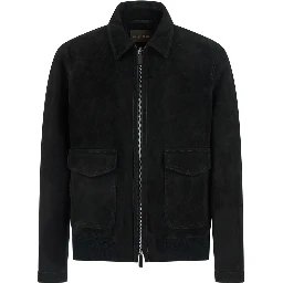 ERMES jacket in black fabric for clothing