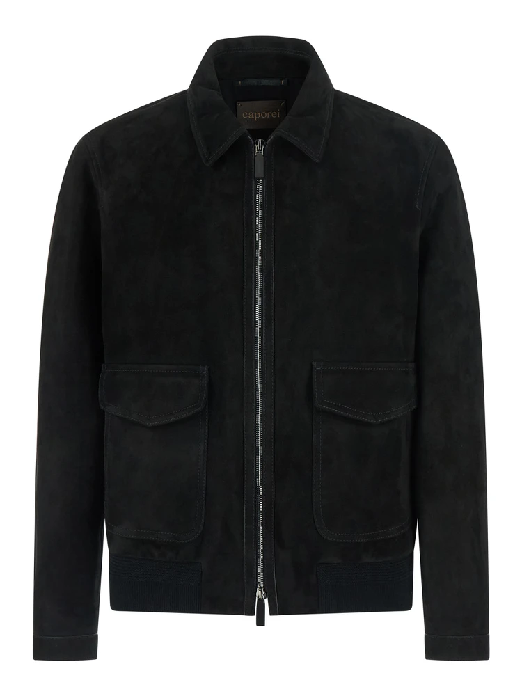 ERMES jacket in black fabric for clothing