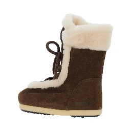 EVC FAIRY Ankle Boots with Rubber Sole and Tech Fabric in Brown for Women