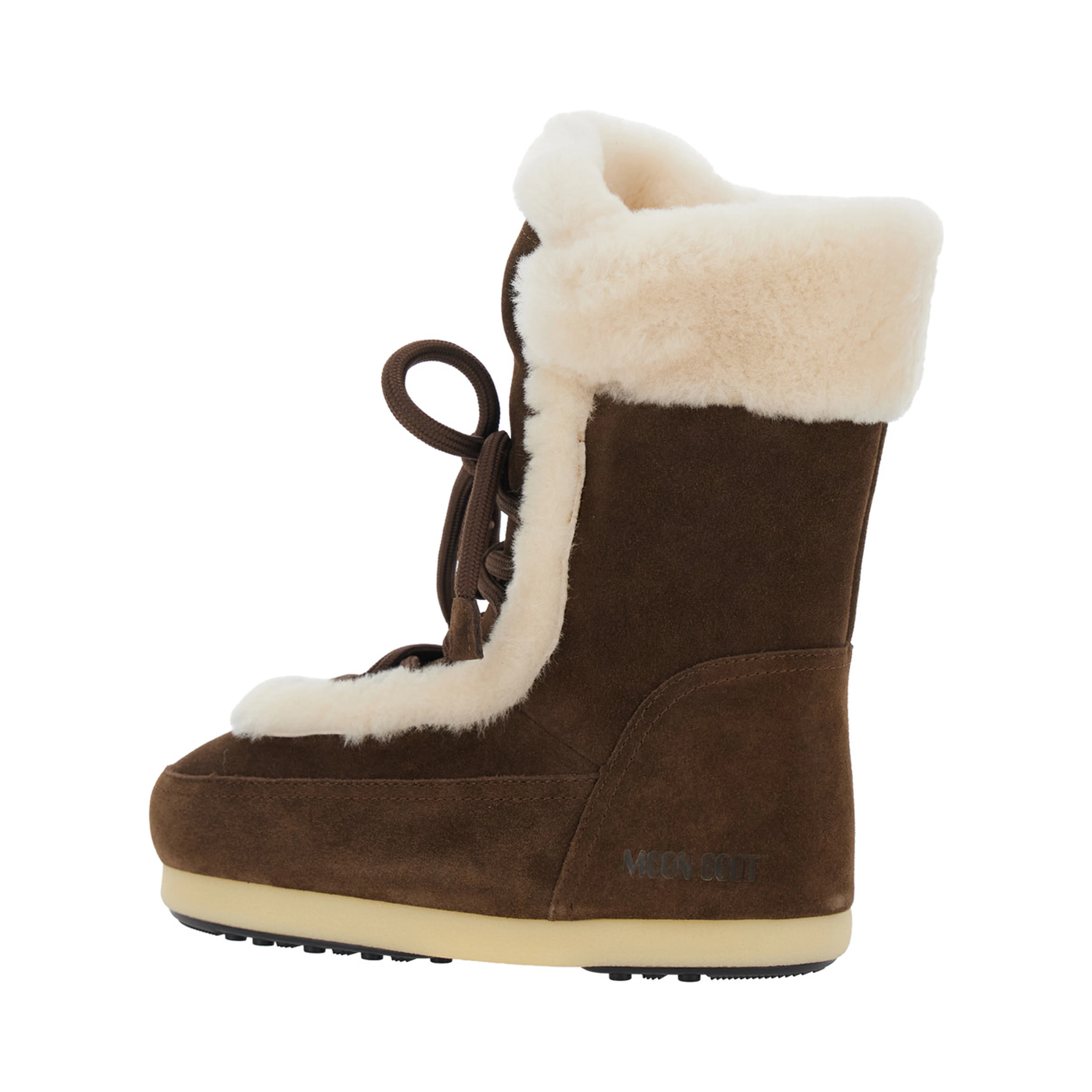 EVC FAIRY Ankle Boots with Rubber Sole and Tech Fabric in Brown for Women