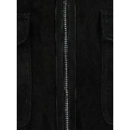 ERMES jacket in black fabric for clothing