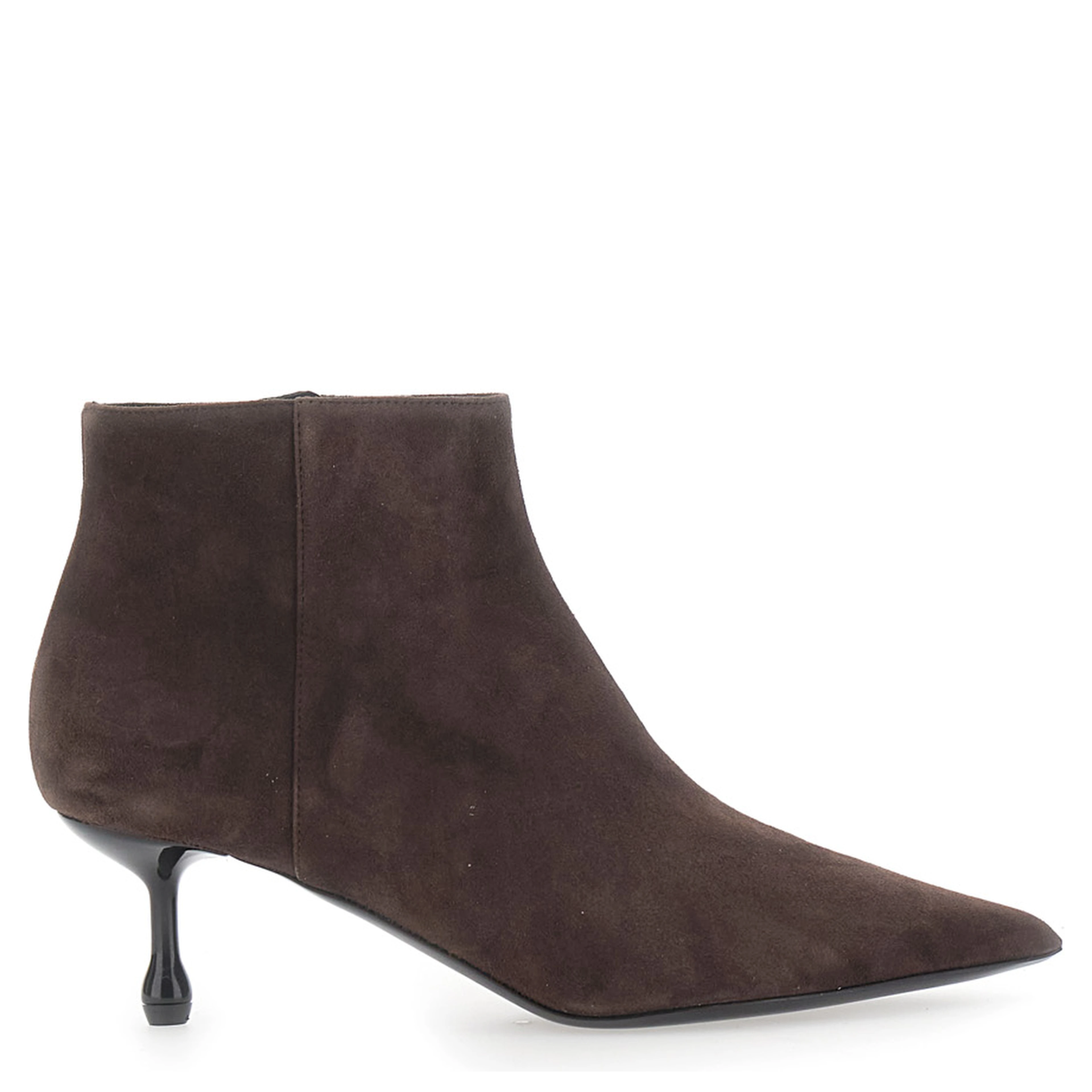BOOTIE 50 brown suede ankle boots for women